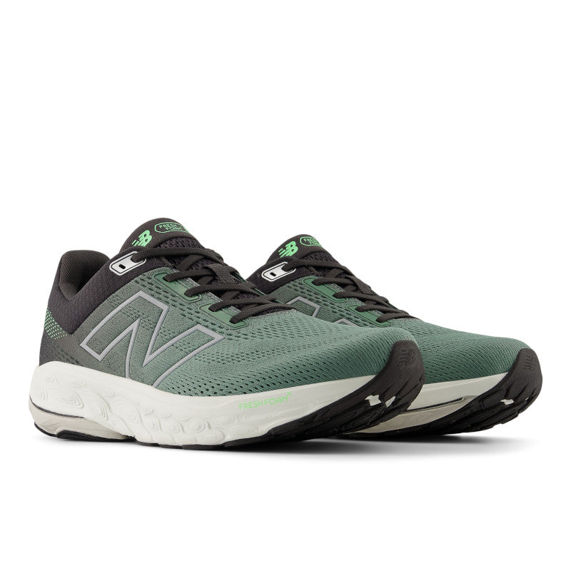 New Balance Men's Fresh Foam X 860v14 Running Shoes - Dark Juniper/Black Cement/Grey Matter - Cushioned Support for Road Running & Daily Training
