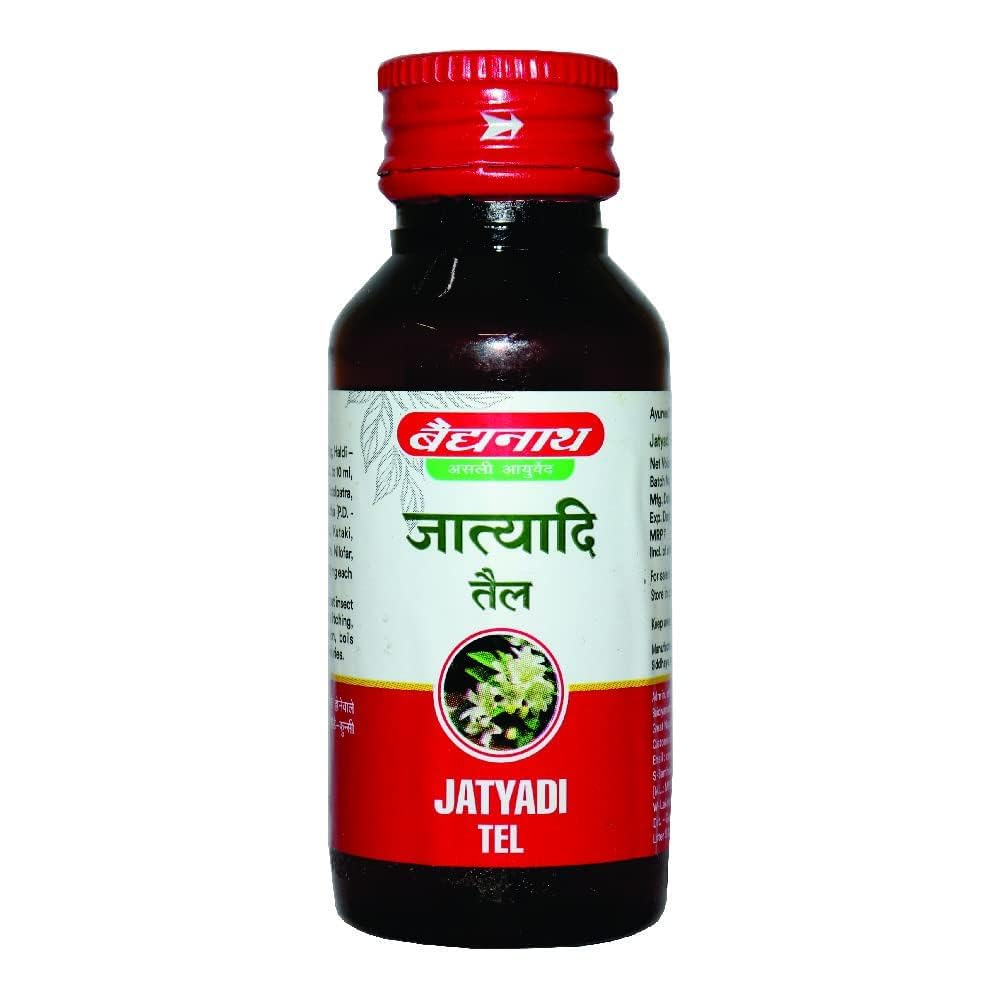Dylan Jatyadi Ayurvedic Oil - 100% Natural Herbal Taila & Tel for Hair & Skin Care - Pack of 2 (50ml x 2) - Perfect for Daily Massage, Scalp Treatment & Relaxation Therapy