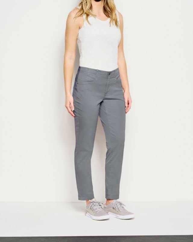 Orvis Women's Everyday Chino Pants - Natural Fit Straight-Leg Ankle-Length for Casual Wear & Office Outfits | Comfortable Stretch Fabric for Work, Travel & Daily Activities
