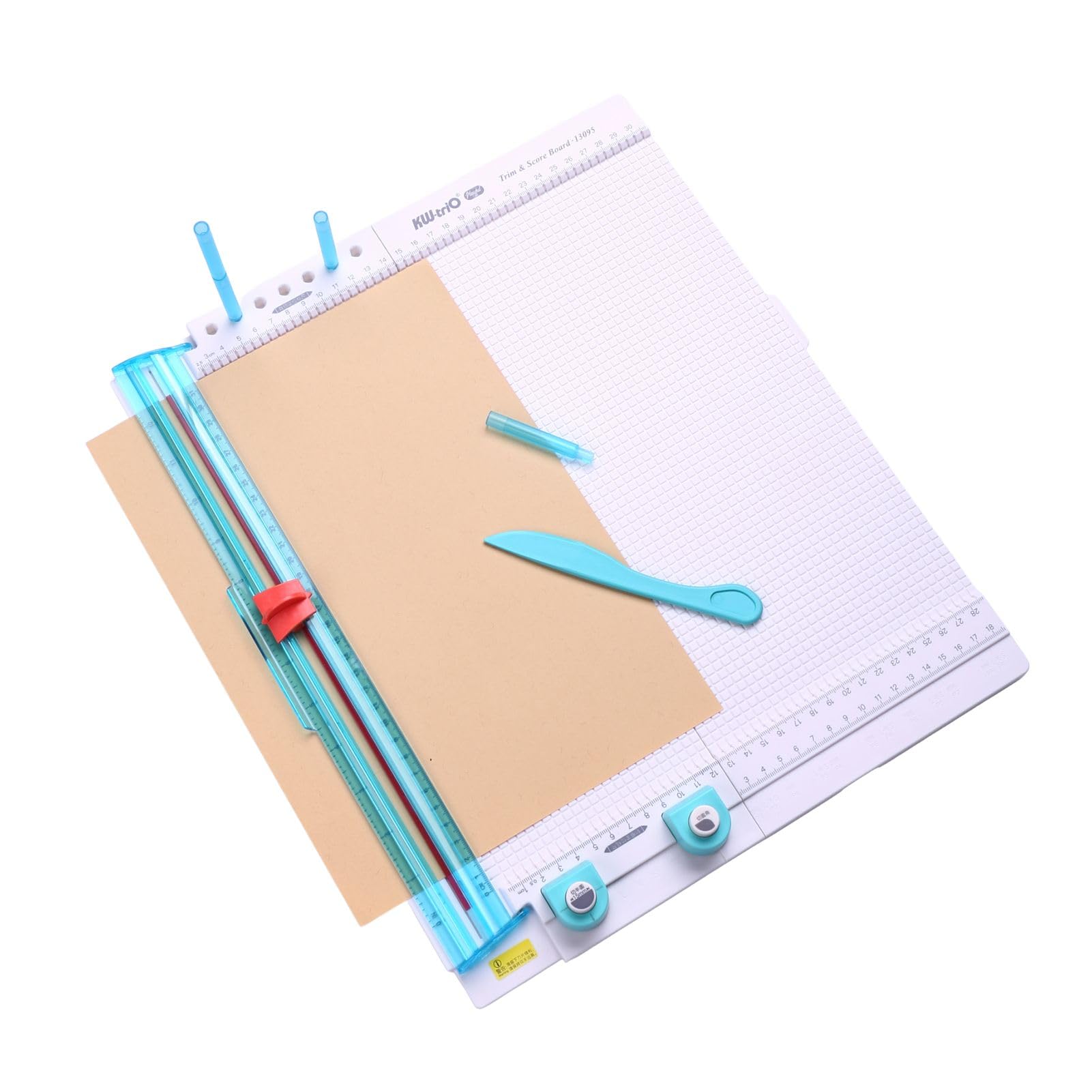 7-in-1 Ashn Paper Trimmer & Craft Cutter with Scoring Board - 12x12 Inch Professional Scrapbooking Tool for Photo Albums, Gift Cards, Labels & Cardstock | Perfect for DIY Projects, Home Crafting & Office Use