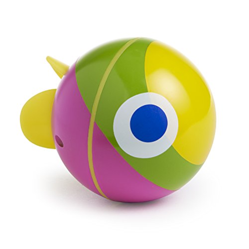 Munchkin Spinball Fish Bath Toy for Toddlers - Fun Interactive Pink Bathing Toy for Kids, Encourages Motor Skills & Water Play - Perfect for Bathtime, Pool, and Sensory Play
