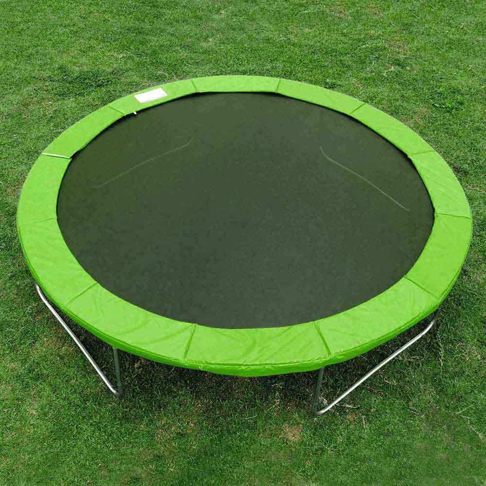TheLAShop 14 ft Trampoline Pad Replacement - Durable Spring Cover in Green - Perfect for Outdoor Safety & Backyard Fun