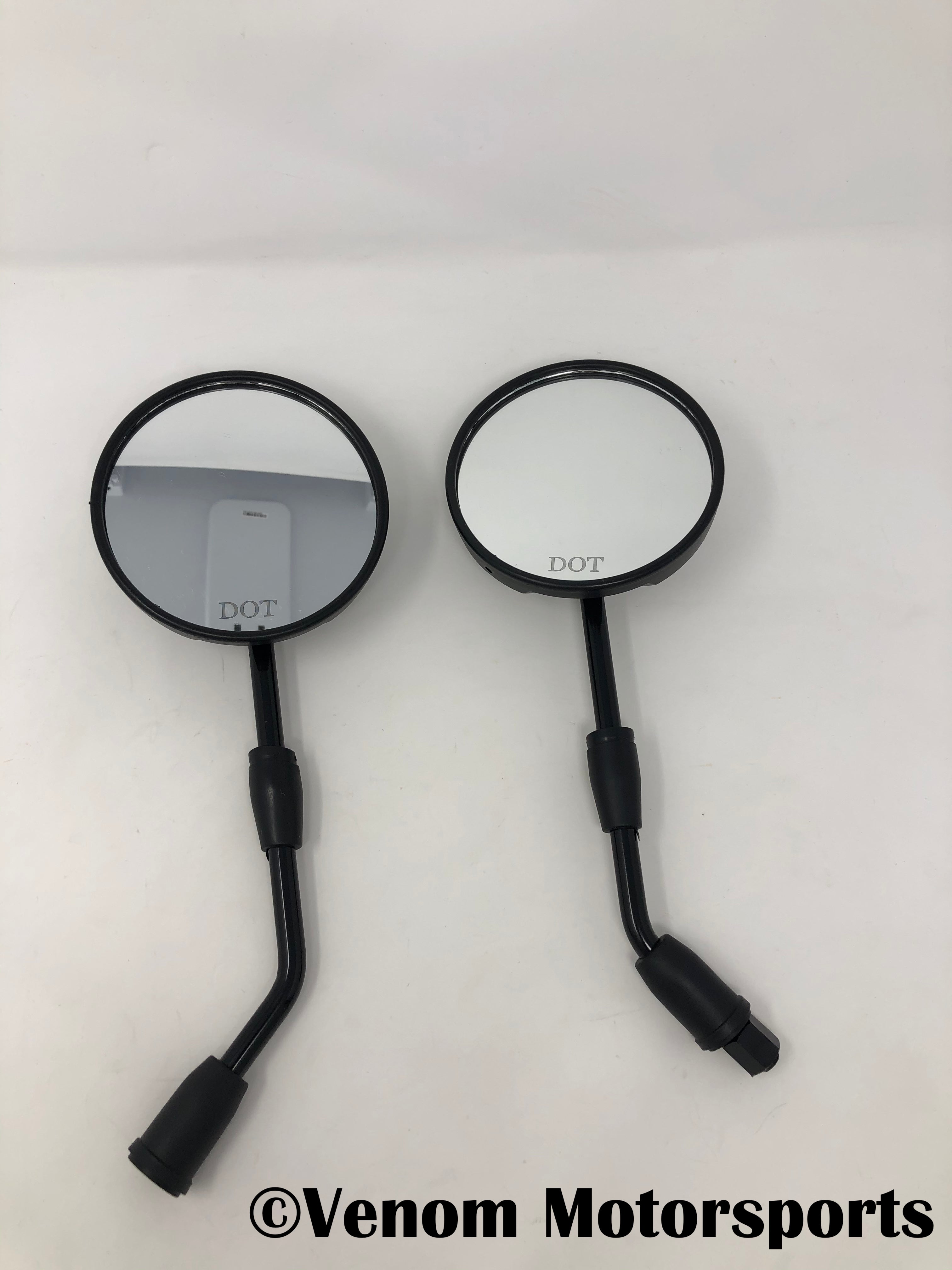 X20 Gen II 125cc Motorcycle Mirror Set (Left & Right) - 125010091 & 125010090 - Perfect for Off-Road Bikes & ATV Replacement Parts