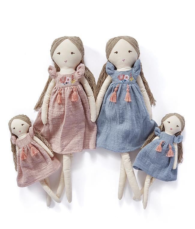 Baby Lily Doll - Soft Blue Plush Toy for Kids | Perfect for Playtime, Gifts & Nursery Decor
