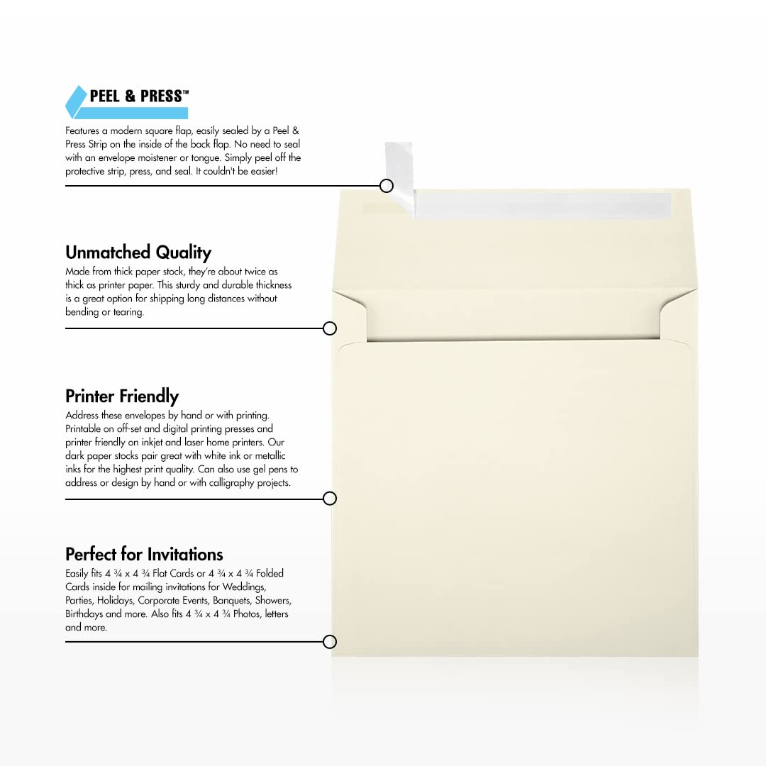Premium LUXPaper Square Invitation Envelopes 5