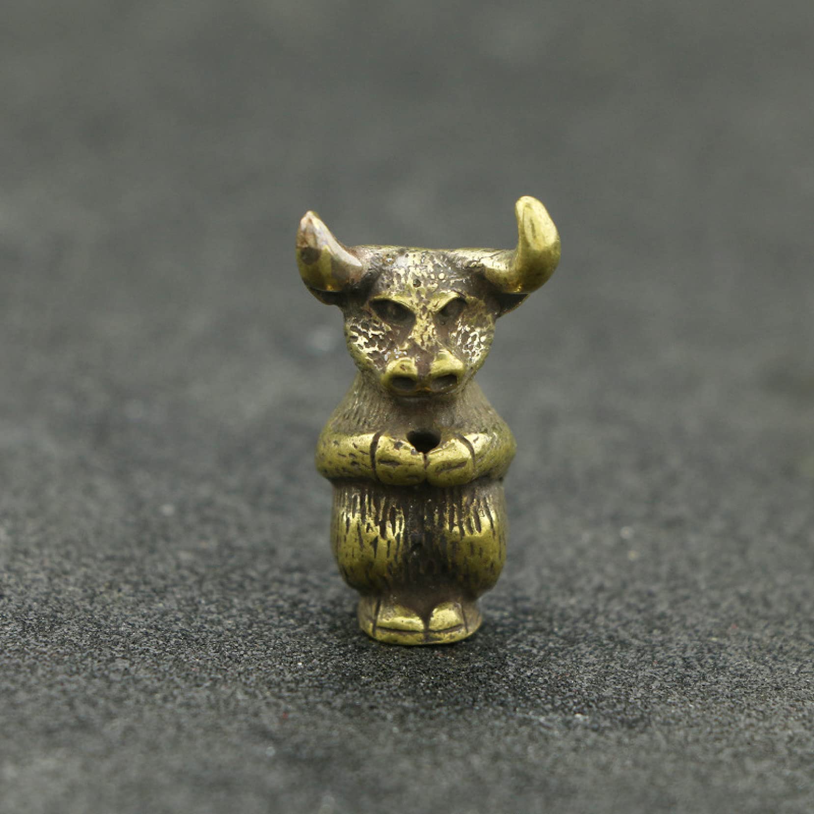 12 Zodiac Animal Copper Figurine Mini Sculptures - Incense Stick Holder Set for Home Desk Decor, Retro Living Room Accessories | Perfect for Feng Shui, Meditation & Gift Giving