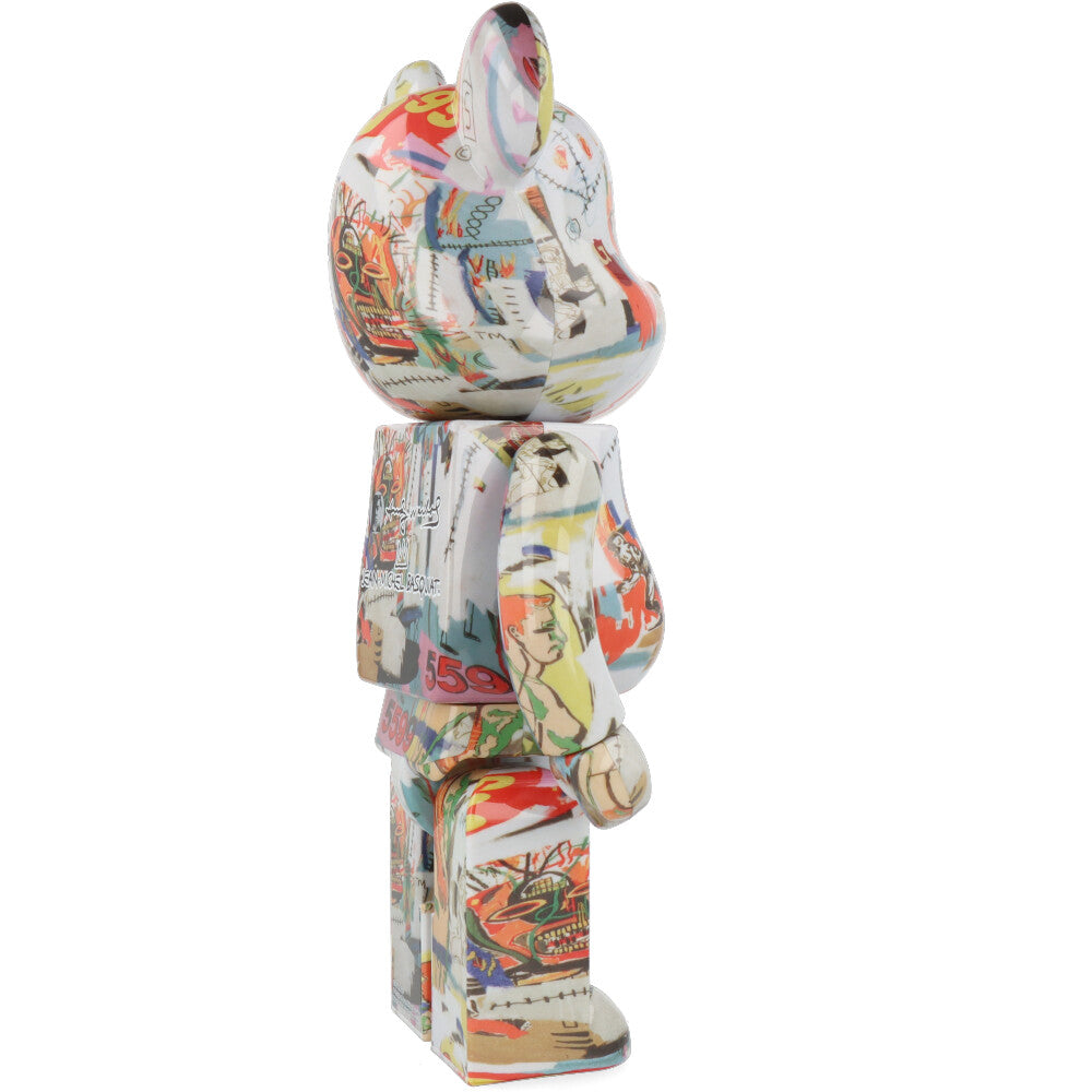 400% Bearbrick Warhol X Basquiat 4 - Limited Edition Designer Art Toy Collectible - Perfect for Home Display, Office Decor & Pop Culture Enthusiasts