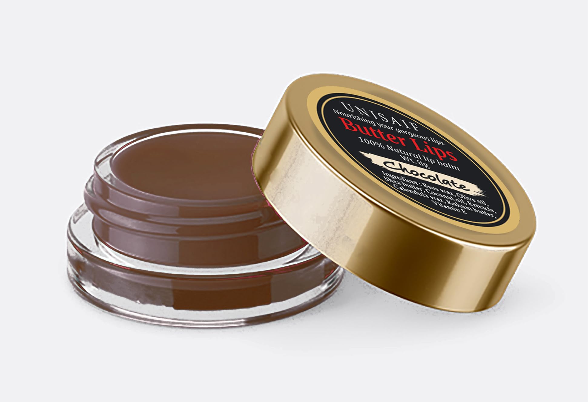 Chocolate Lip Balm - Moisturizing & Nourishing for Dry Lips - Perfect for Winter, Outdoor Activities & Daily Hydration