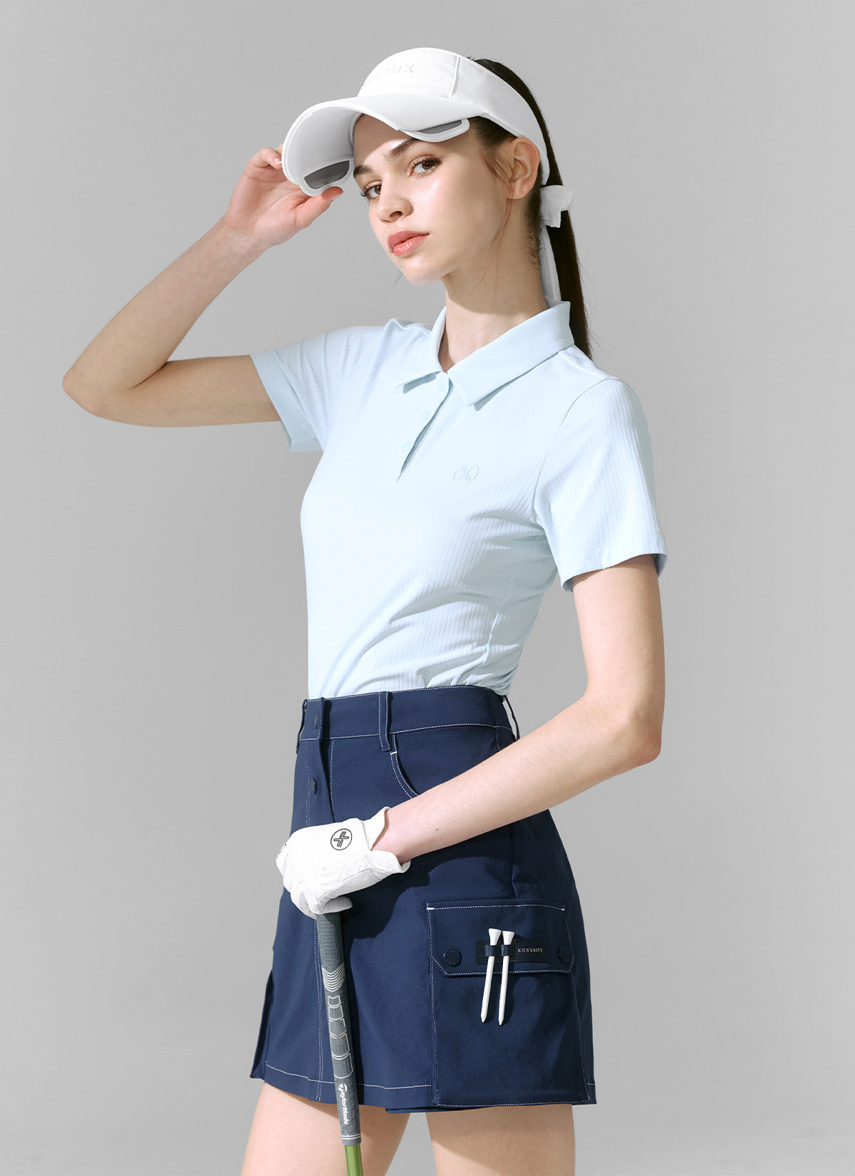 Men's Ribbed Polo Short Sleeve Shirt - Casual Slim Fit Cotton Top for Summer | Perfect for Golf, Office & Weekend Outings