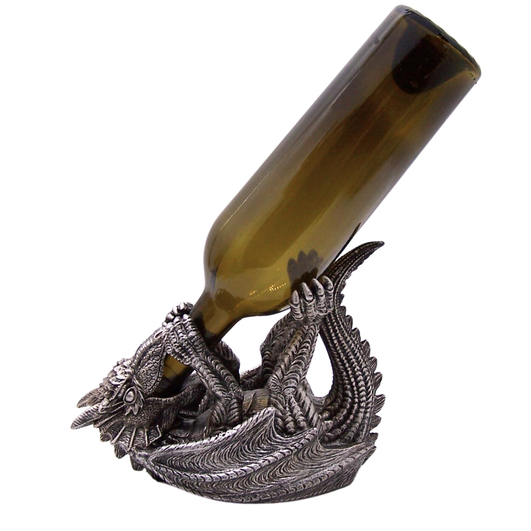Gothic Dragon Wine Bottle Holder - Elegant Wine Rack & Kitchen Decor for Home Bar, Dining Room, and Gothic-Themed Parties