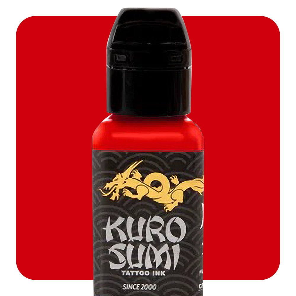 Kuro Sumi Gin Shu Tattoo Ink - Professional Black Tattoo Ink for Artists - Ideal for Tattooing, Permanent Makeup & Body Art
