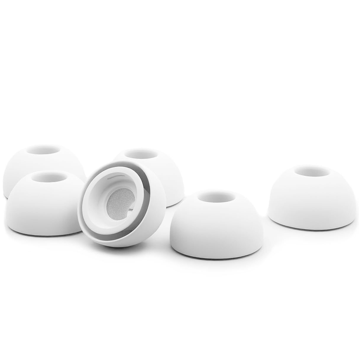Okuli Set of 6 Silicone Ear Tips for Apple AirPods Pro - Medium Size Replacement Earbud Cushions - Perfect for Workouts, Running & Noise Isolation