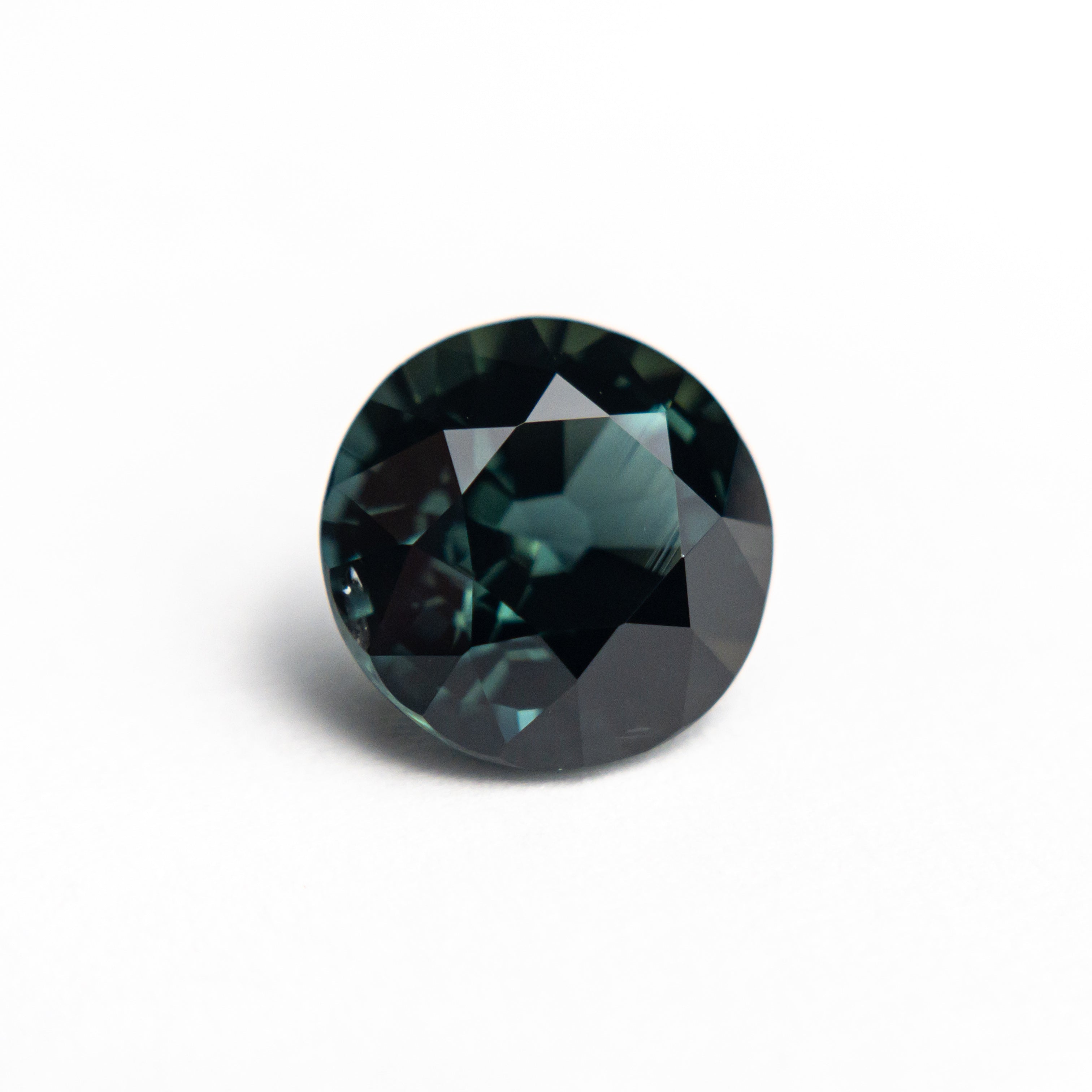 2.29ct Natural Round Brilliant Blue Sapphire Gemstone - 7.90x7.80x4.99mm for Engagement Rings & Fine Jewelry Making