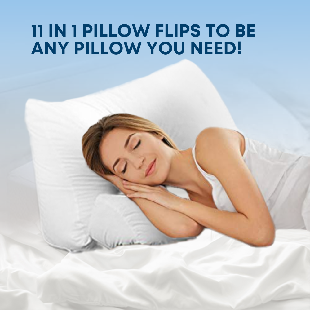 AdjustAPedic Memory Foam Pillow for Neck Pain Relief - Orthopedic Contour Support for Side, Back & Stomach Sleepers - Perfect for Home, Office & Travel Use