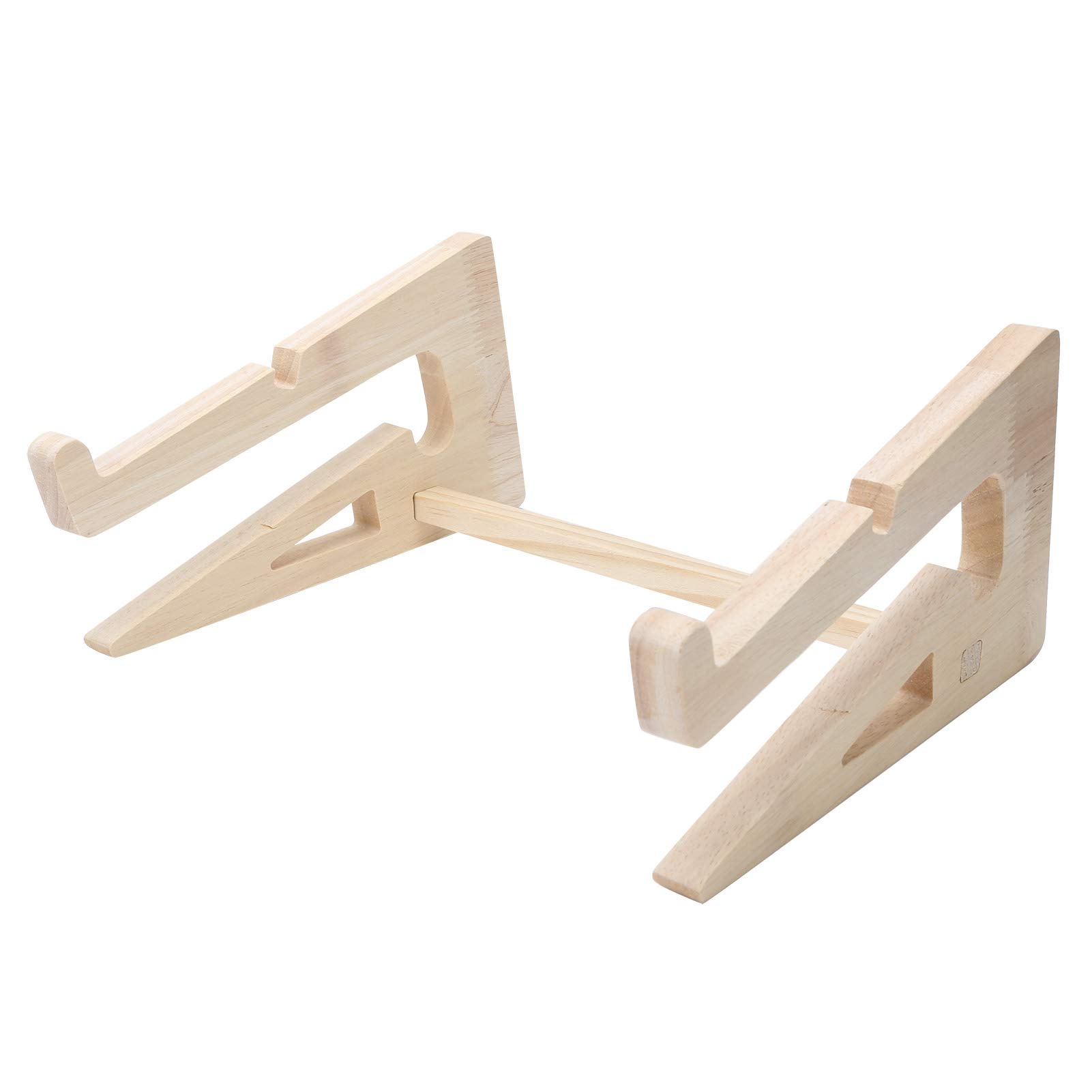 Durable Wood Laptop Stand Holder Riser - Ergonomic Notebook Stand for Office, Home, and Remote Work