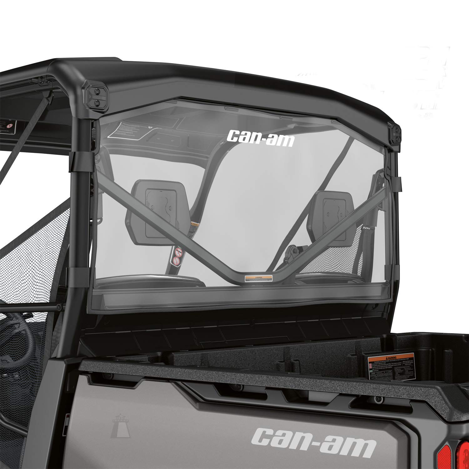 BRP Can-Am Defender Soft Rear Window - OEM Part #715003249 - Durable & Weatherproof Replacement for UTV & Off-Road Adventures