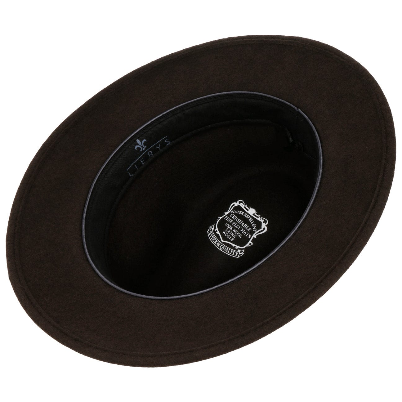 Stylish Casual Lightweight Wool Felt Travel Hat by Lierys - Perfect for Outdoor Adventures, Travel & Everyday Wear