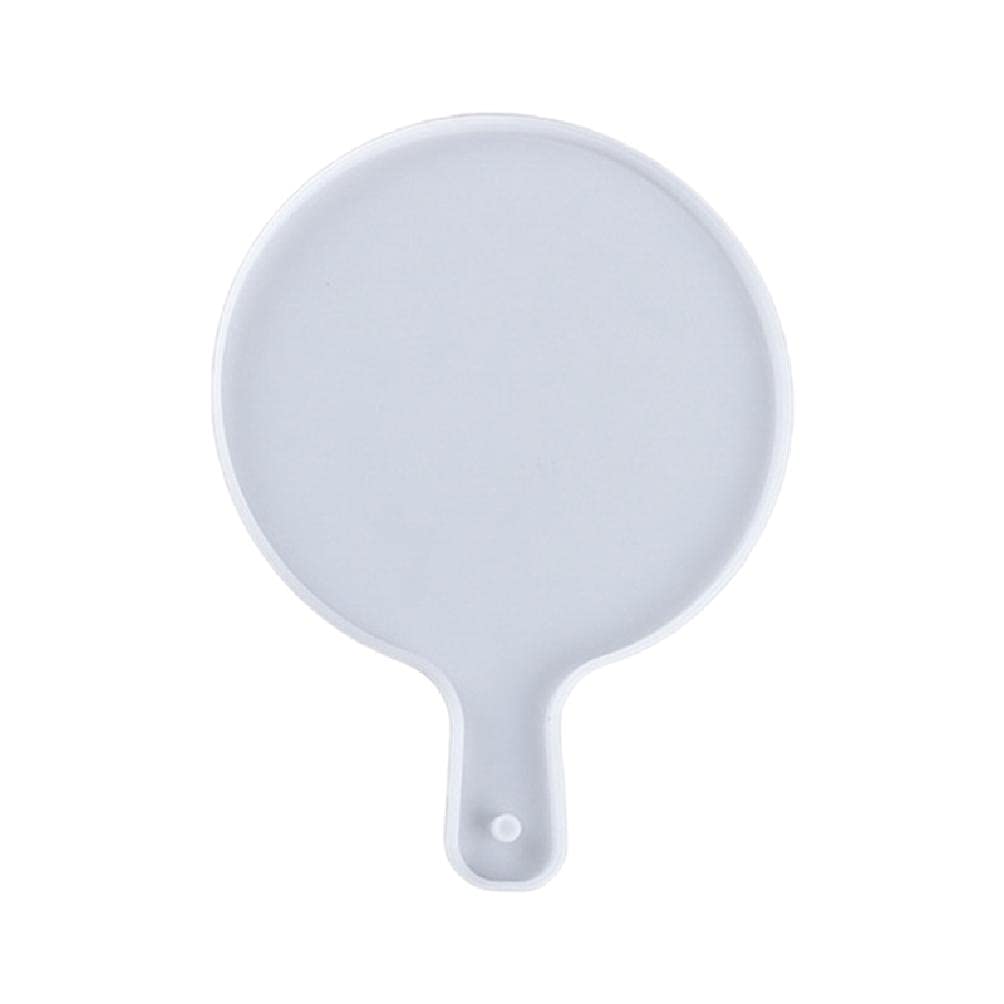 Epoxy Resin Serving Board Tray Mold - Crystal Coaster Plate Casting Silicone Mould for DIY Crafts, Jewelry Making, Home Decor & Party Serving - Food Safe Baking Tool for Charcuterie, Cheese & Dessert Presentation