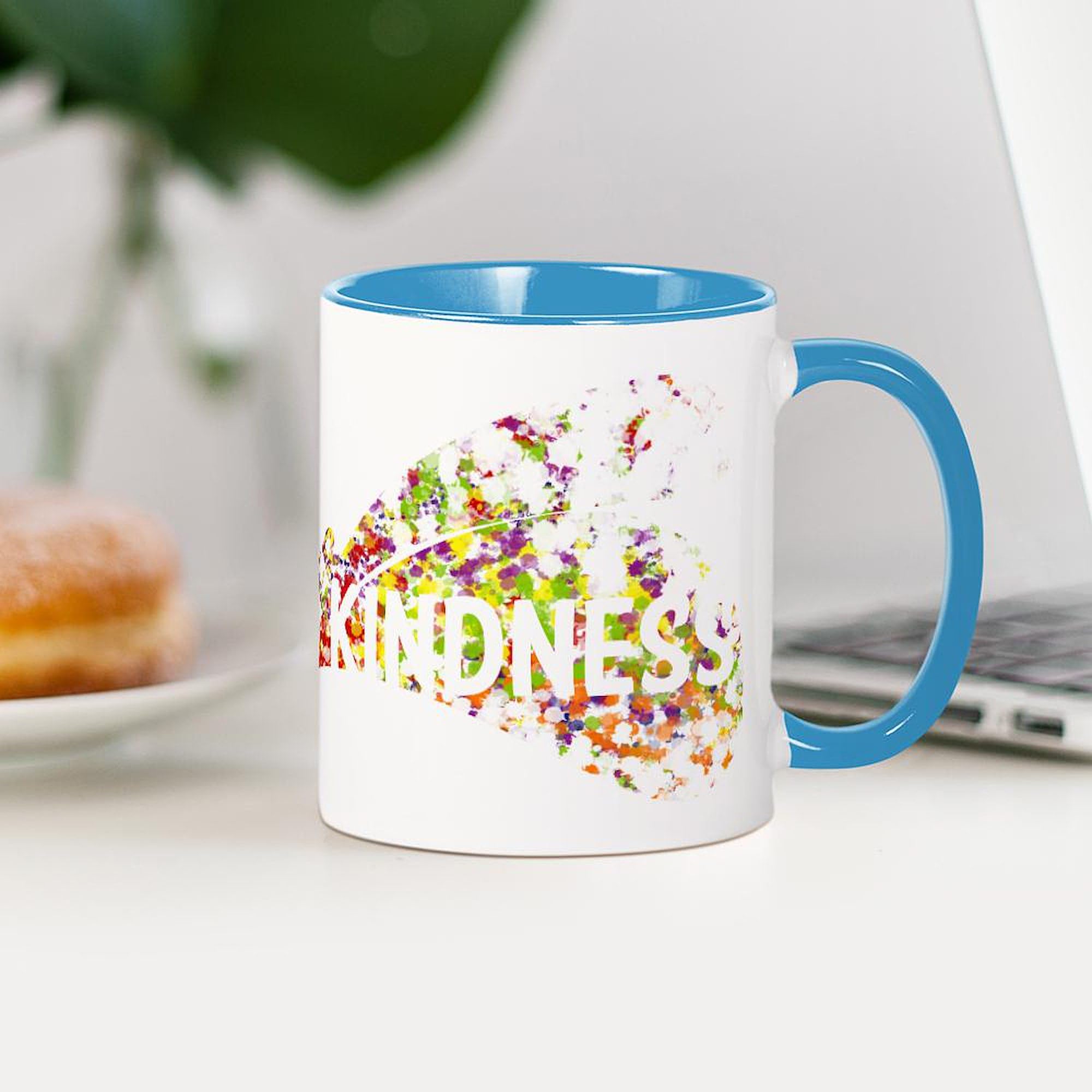 Scatter Kindness Ceramic Coffee Mug - 11 oz (325 ml) - Perfect for Tea, Coffee & Hot Drinks - Ideal for Home, Office & Gifts