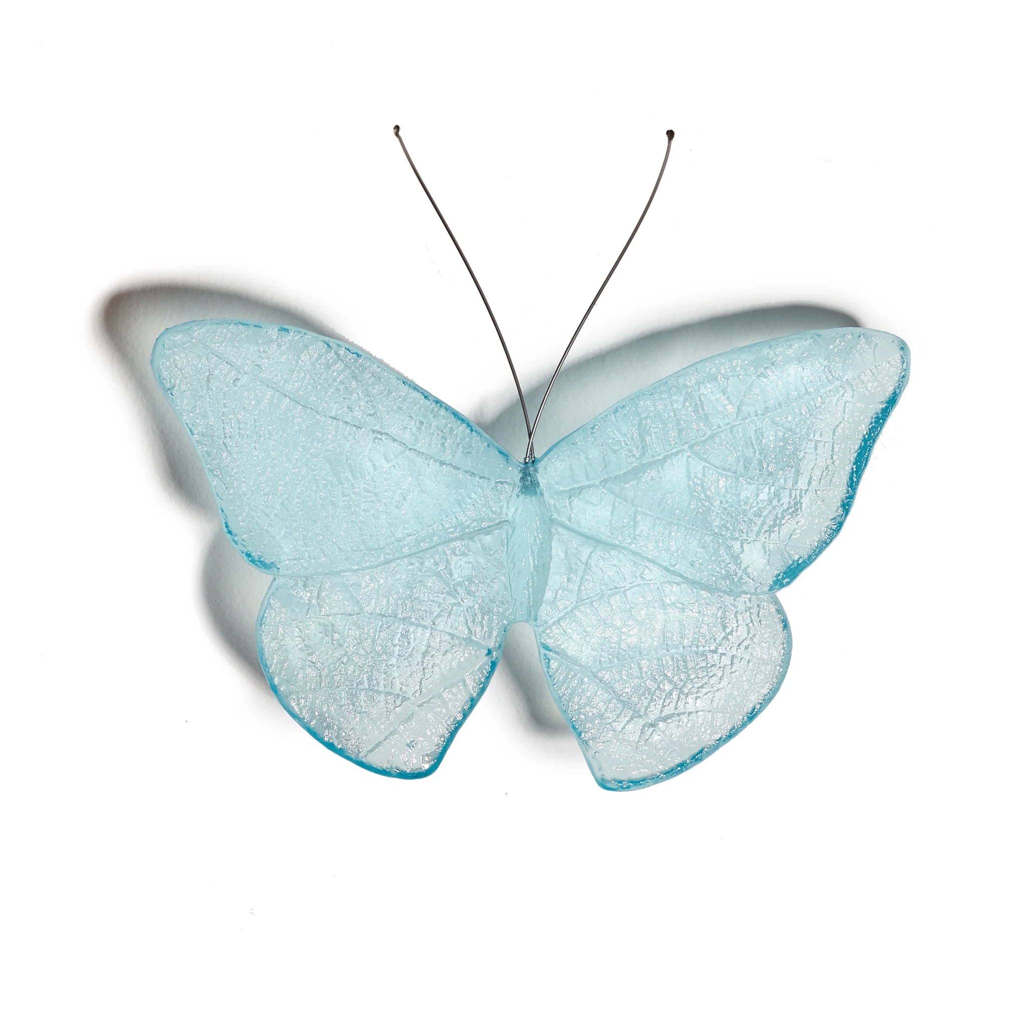 Glass Kinetic Mount Butterfly Wall Sculpture - Admiral / Kahukura by Luke Jacomb Studio | Modern Home Decor, Office Art, Unique Gift for Nature Lovers