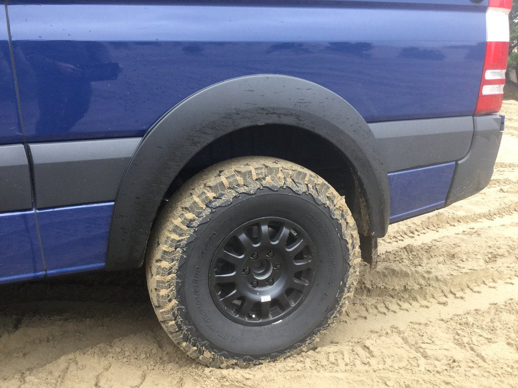 Terrawagen Sprinter 4x4 BIG Fender Flare Kit for 2014-2018 Mercedes-Benz Sprinter - Off-Road Upgrade for Adventure & Camping