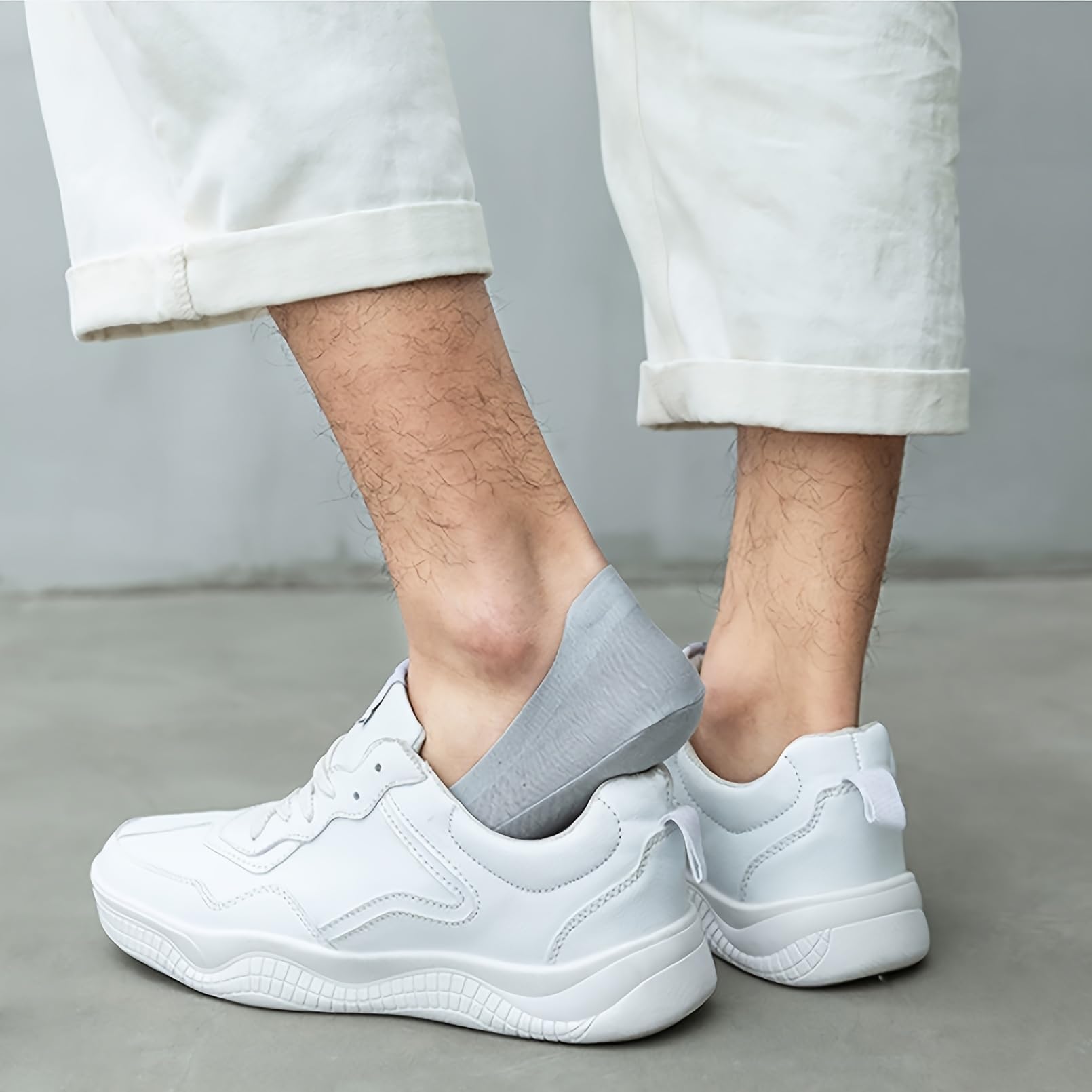 6 Pairs No Show Socks for Men & Women - Low Cut Invisible Hidden Liner Socks with Non-Slip Grip for Flats, Boat Shoes & Sneakers - Perfect for Casual Wear, Workouts & Daily Comfort