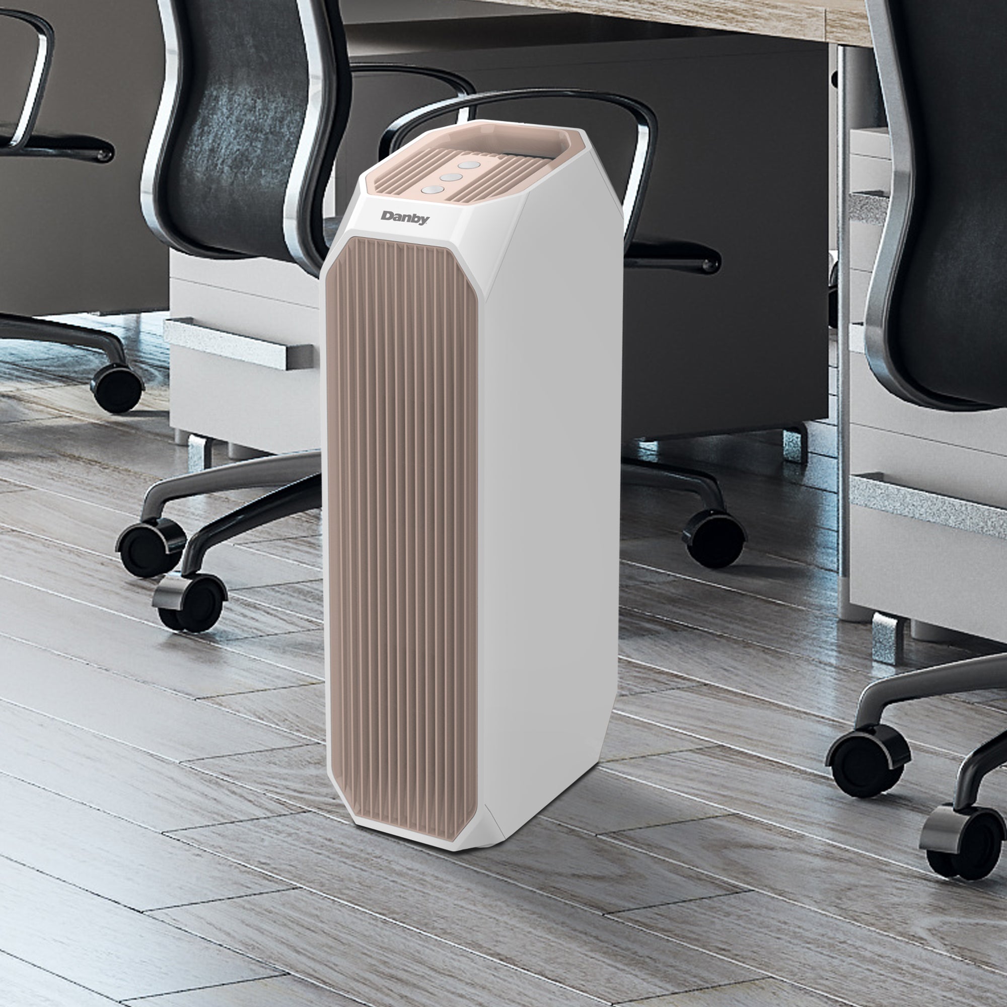 Danby DAP143BAW UV Air Purifier for Large Rooms up to 210 sq. ft - White | HEPA Filter with UV-C Light Technology | Perfect for Bedrooms, Offices & Living Spaces