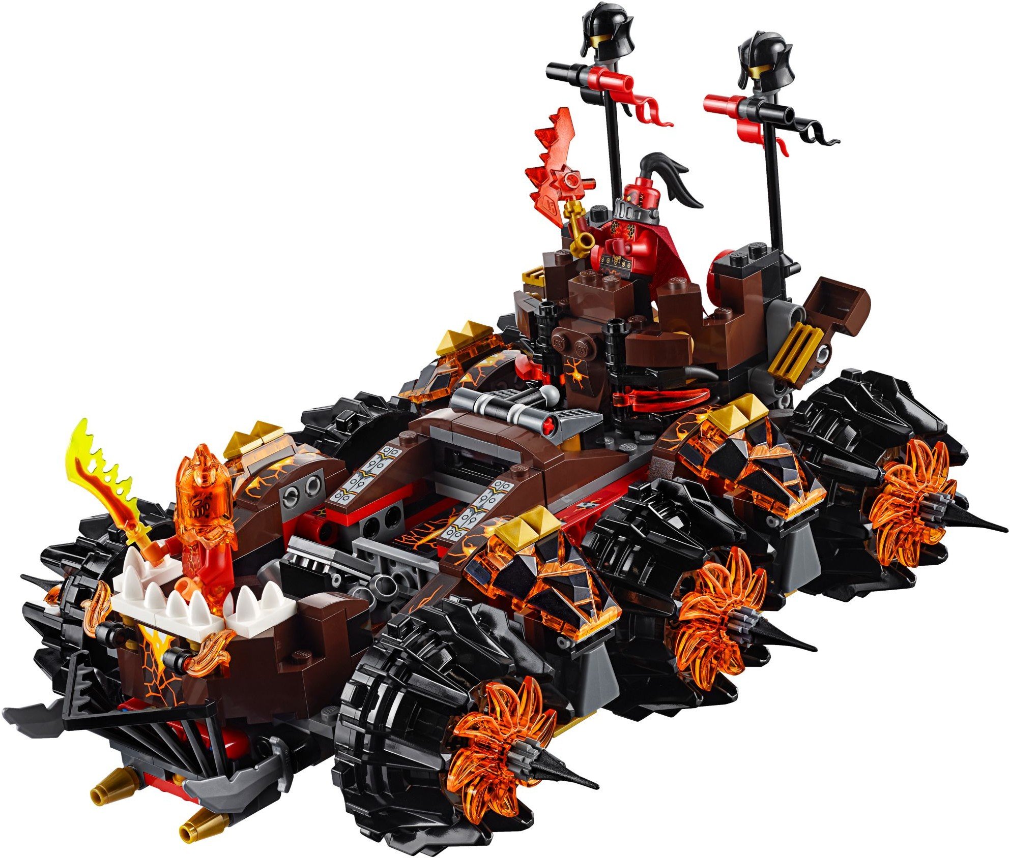 LEGO Nexo Knights 70321 The Cursed Magma Mech Building Set for Kids - Battle The Evil General Magmar with This Epic Castle Toy for Creative Play & Adventure Scenes