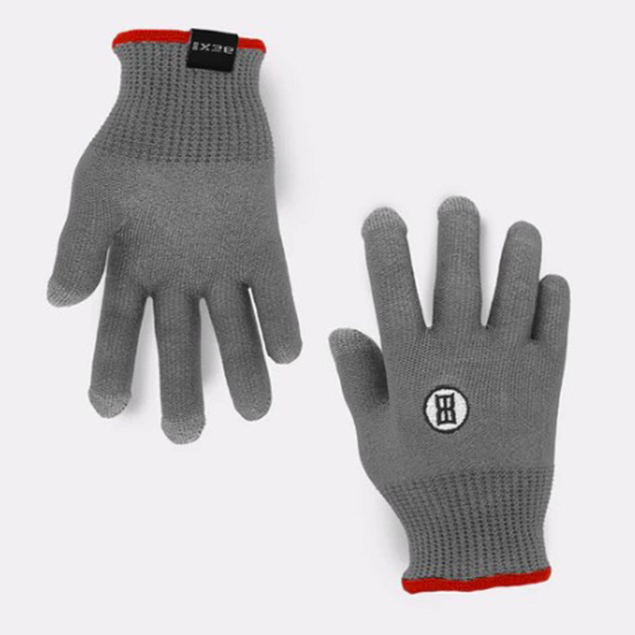 BEX Grey Roping Gloves - 3 Pack Durable Ranch Work Gloves for Horseback Riding, Farming & Outdoor Activities