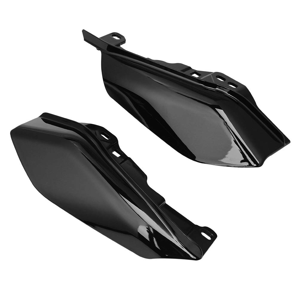 Vivid Black Mid-Frame Air Heat Deflectors & Heat Shield Trim Cover for Harley Touring Electra Street Glide Road Glide Trike 2017-2020 - Reduce Engine Heat & Protect Rider on Long Rides