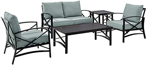 Oiled Bronze With Mist Cushions