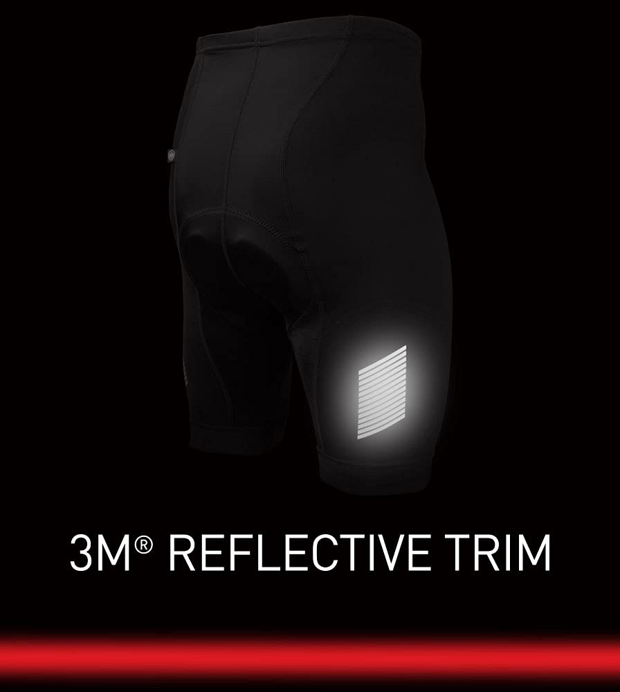 Men's Elite Padded Cycling Shorts - Long Distance Performance Bike Shorts for Men | Breathable & Comfortable | Made in USA | Perfect for Road Biking, Mountain Cycling & Indoor Training