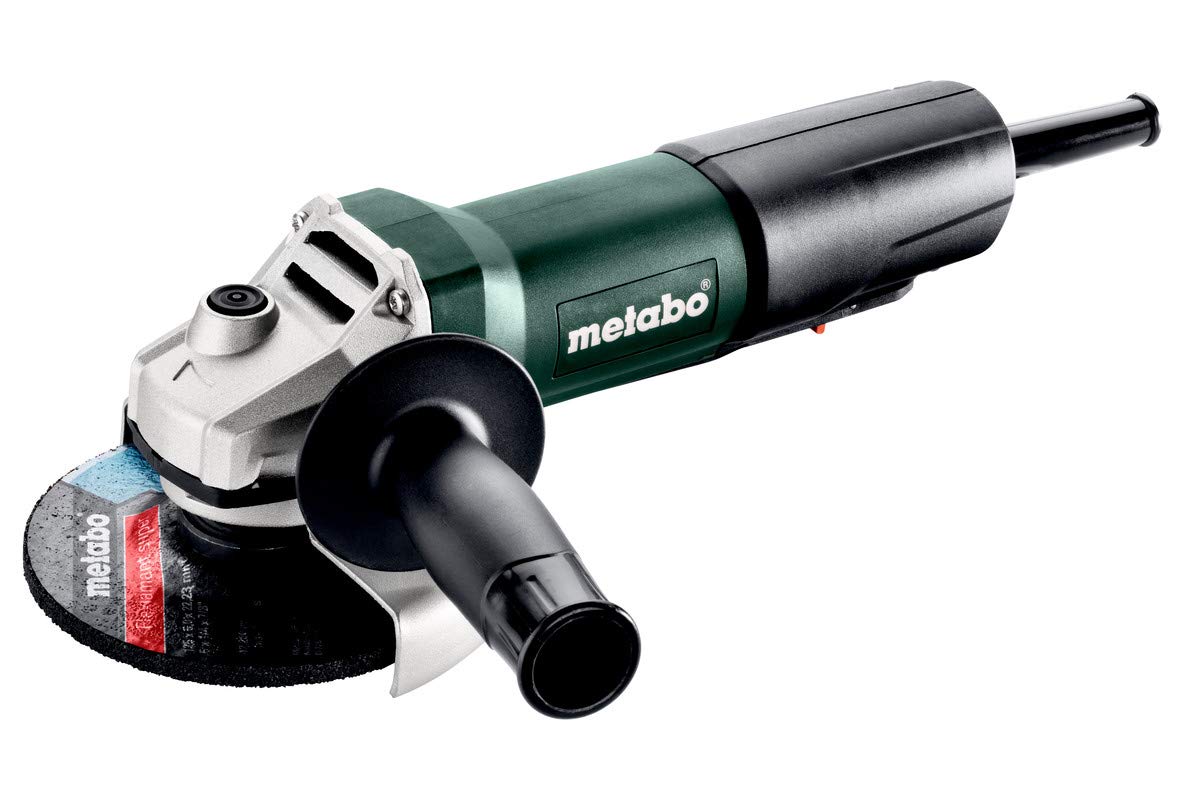 Metabo 4-1/2-Inch & 5-Inch Angle Grinder - 11,500 RPM, 8 Amp, Paddle Switch (Model WP 850-125, 603610420) - Heavy Duty Metal & Concrete Cutting Tool for Construction, Welding & DIY Projects
