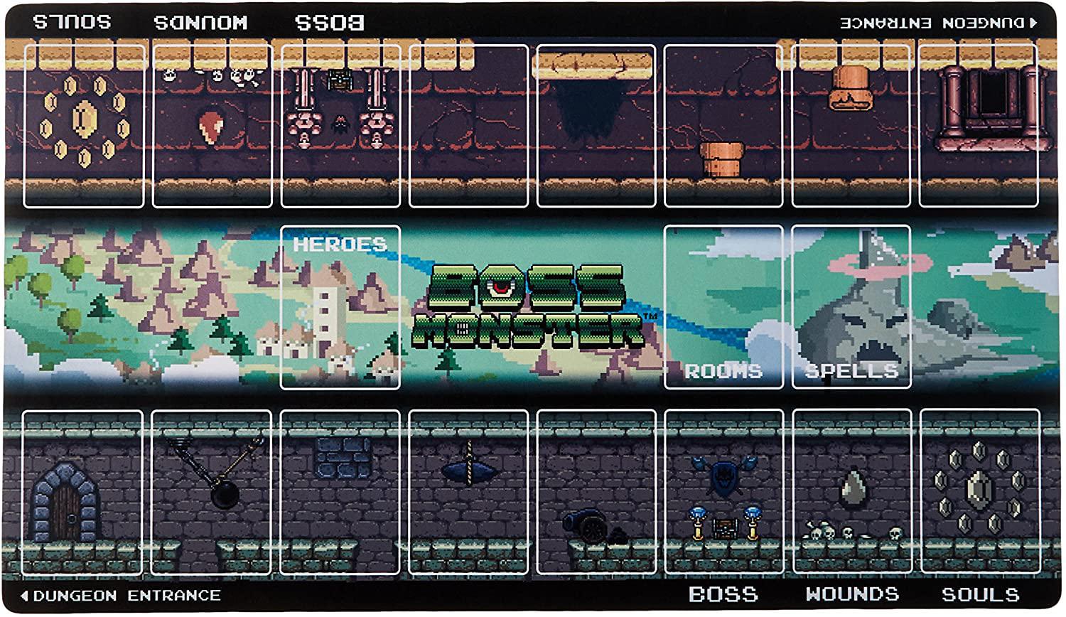 Boss Monster Playmat - Premium Gaming Mat for Card Games & Board Games | Non-Slip Surface, Durable Design | Perfect for Magic: The Gathering, Yu-Gi-Oh!, Pokemon TCG & Tabletop RPGs