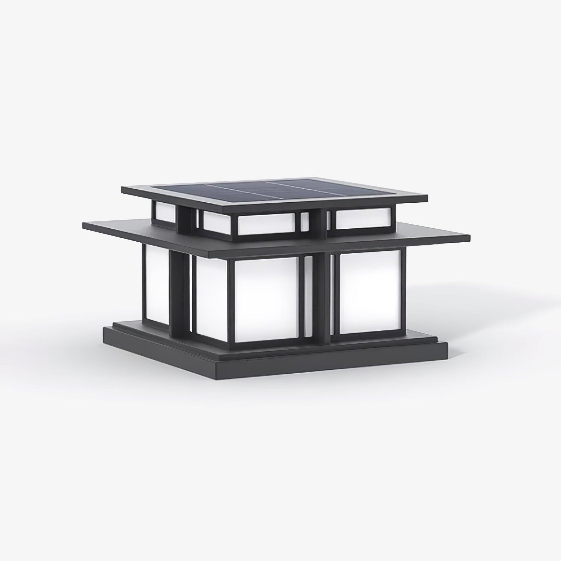 Boilyn Solar Powered Outdoor Pillar Light - Waterproof Garden Pathway Lighting for Patio, Yard, and Driveway Decoration
