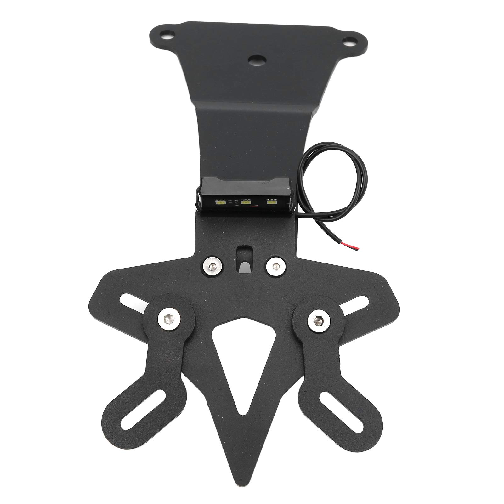 Universal Motorcycle License Plate Holder with LED Light - Cafe Racer 800 19-22 Fit for Tail Tidy & Mudguard Protection