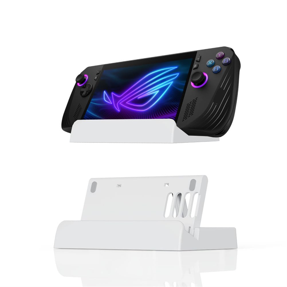 ROG Ally X Gaming Console Stand - Adjustable Desktop Holder for Steam Deck, Nintendo Switch & Switch OLED - Perfect for Gaming Setup & Desk Organization