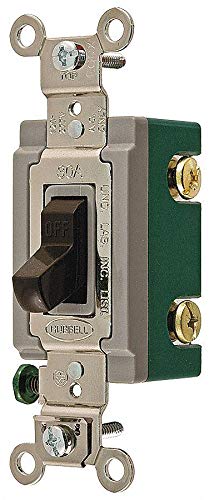 Hubbell Kellems 2-Pole Maintained Toggle Wall Switch HBL3032 - Perfect for Commercial Buildings, Industrial Facilities & Home Electrical Systems
