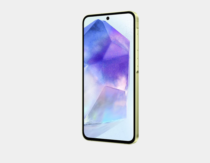 Samsung Galaxy A55 5G Unlocked Smartphone - 128GB ROM 8GB RAM Dual SIM GSM (Awesome Lemon) - Perfect for Streaming, Gaming & Business Use