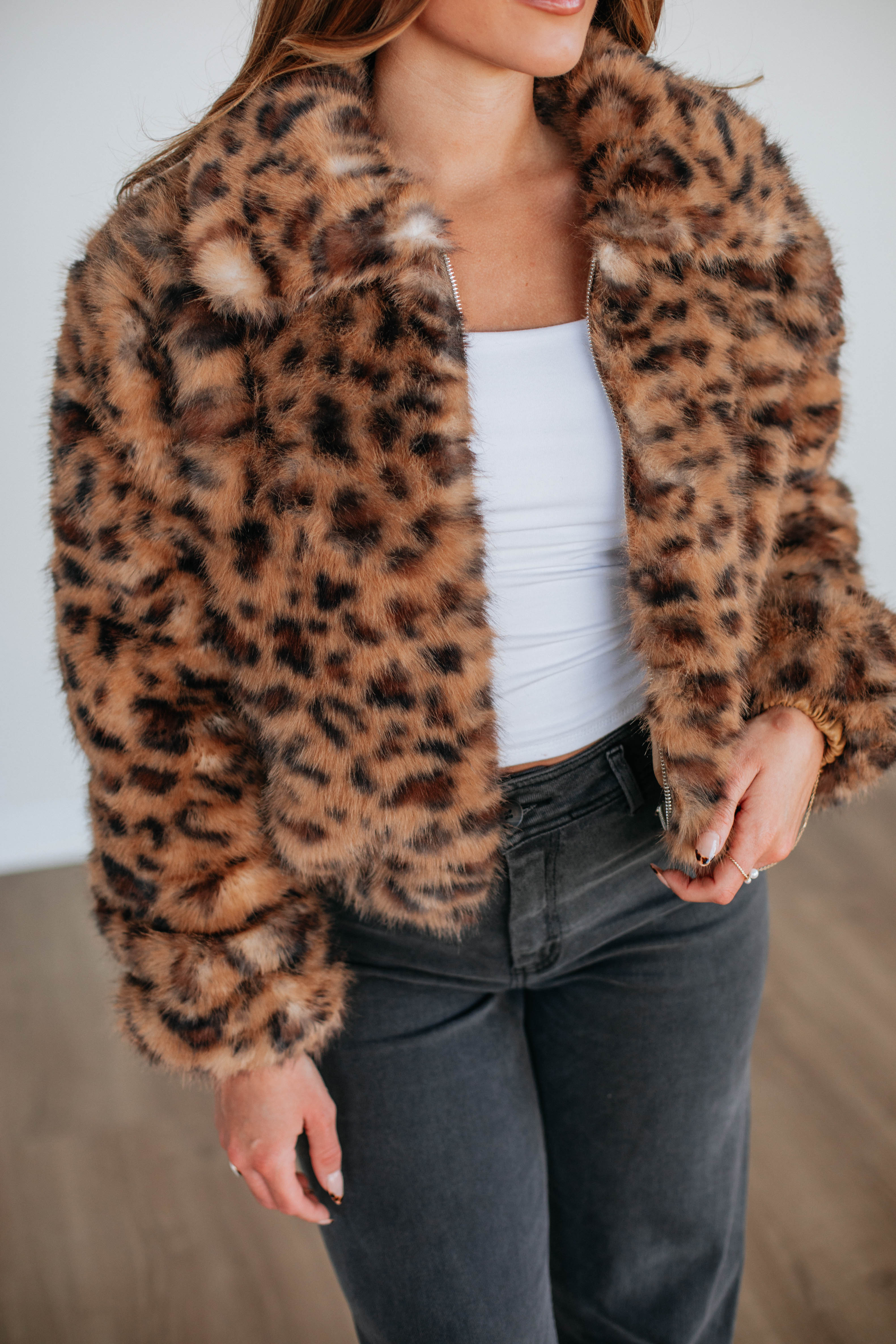 Chevelle Faux Fur Jacket Women's Winter Coat - Soft Plush Warm Outerwear for Cold Weather | Fashionable Cozy Jacket for Streetwear, Dating & Night Out