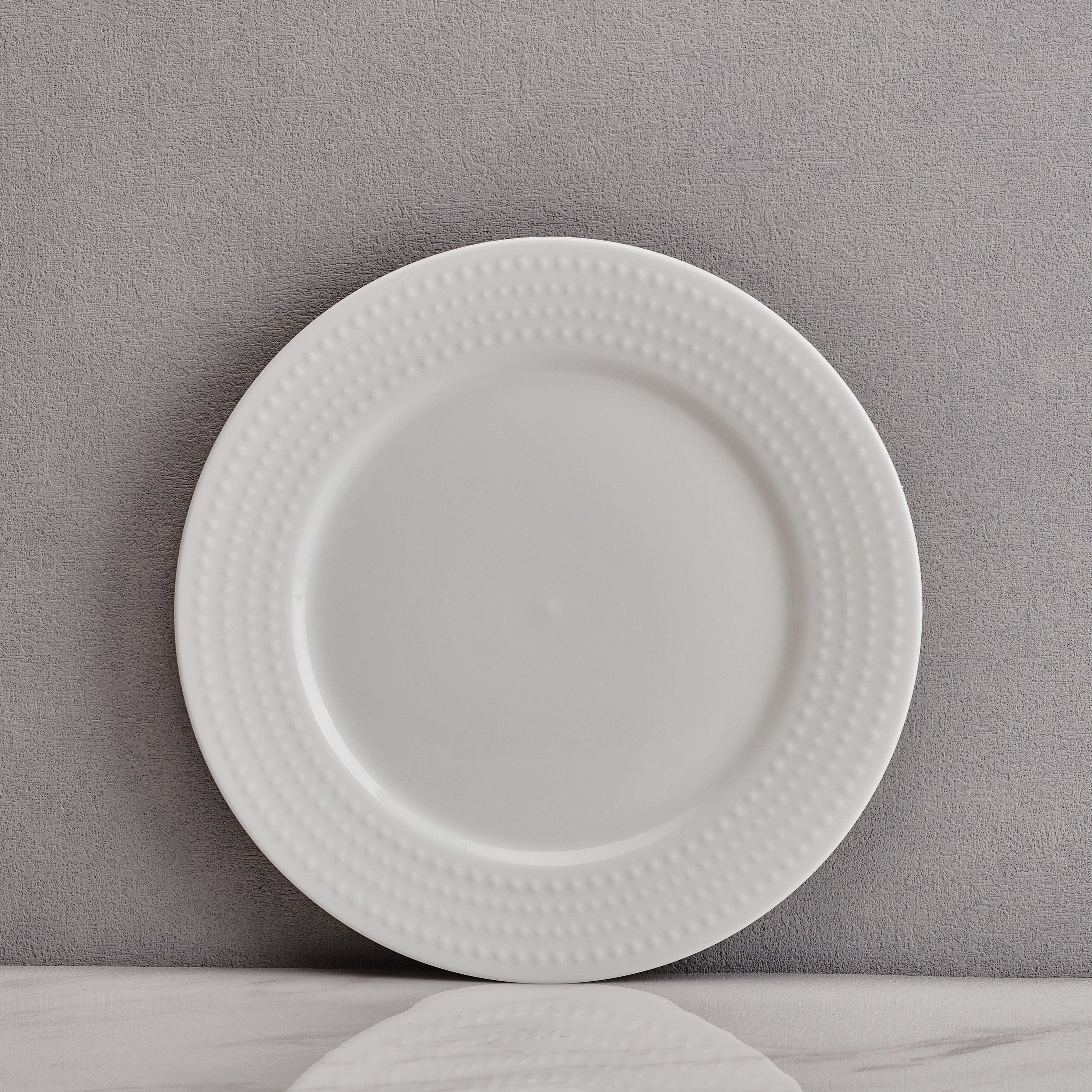 Nellie Set of 4 Elegant Salad Plates - Perfect for Dinner Parties, Family Gatherings & Everyday Dining - Durable Ceramic Appetizer Dishes for Home & Restaurant Use