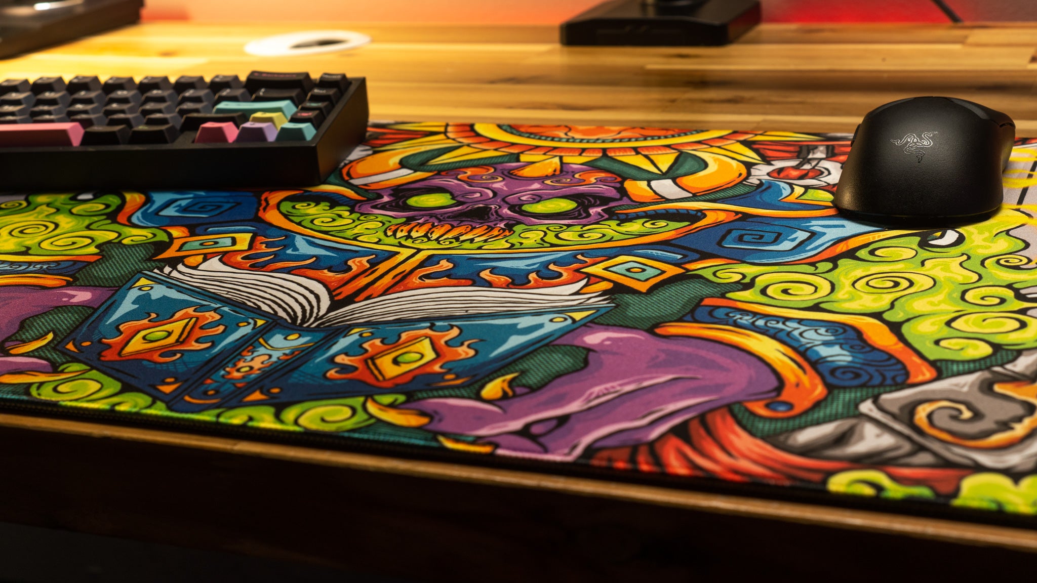 Sebchoof XL Gaming Mouse Pad - Extra Large Desk Mat for Content Creators & Gamers - Perfect for Streaming, PC Gaming & Office Work