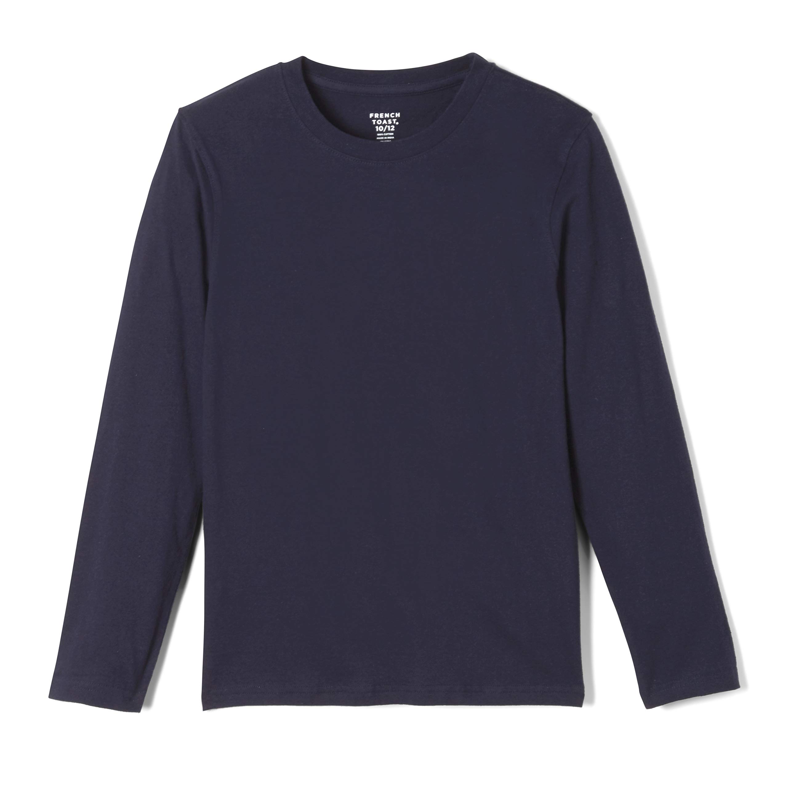 French Toast Boys Long Sleeve Crewneck Tee - Soft Cotton T-Shirt for Kids | Casual School Wear & Playtime Outfits