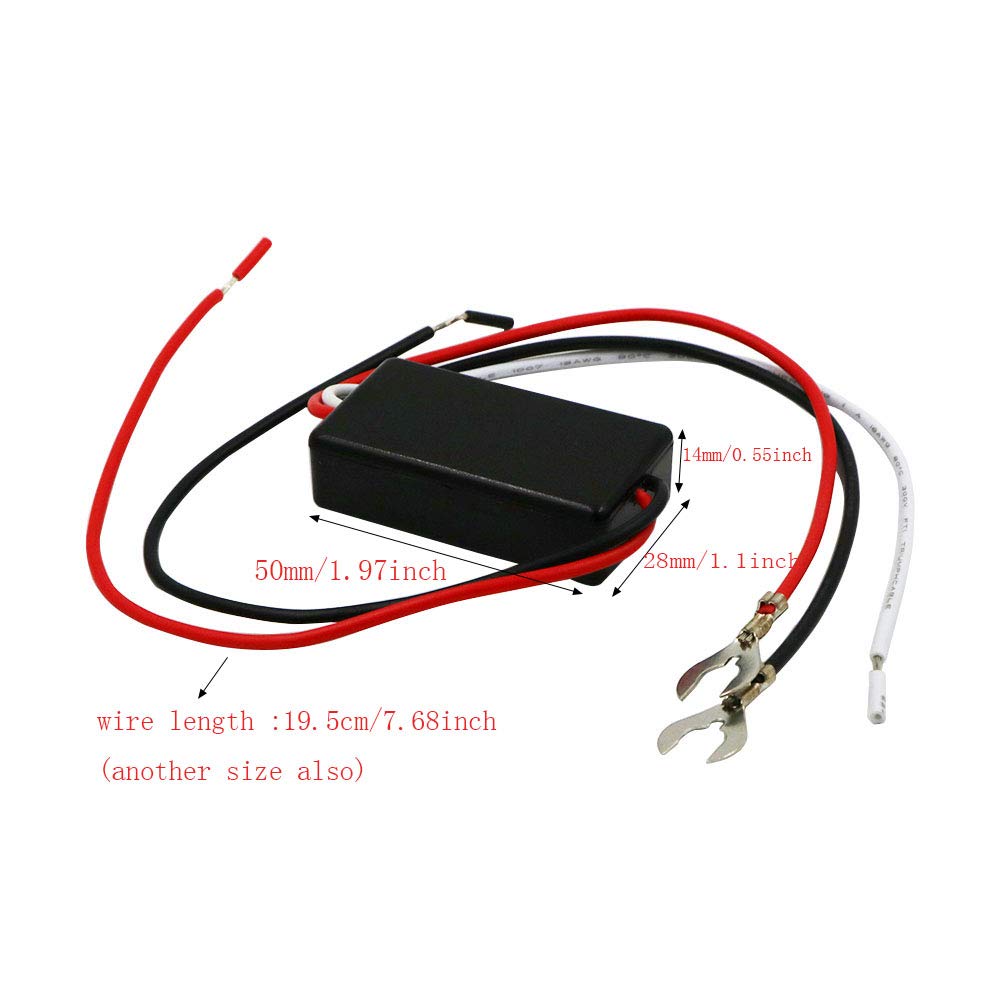 YSY DRL Controller 9-16V - Auto Car LED Daytime Running Light Controller with On/Off Switch for Fog Lights - Universal Vehicle Accessories (DRL-02) - Perfect for Enhanced Visibility & Safety in Day/Night Driving
