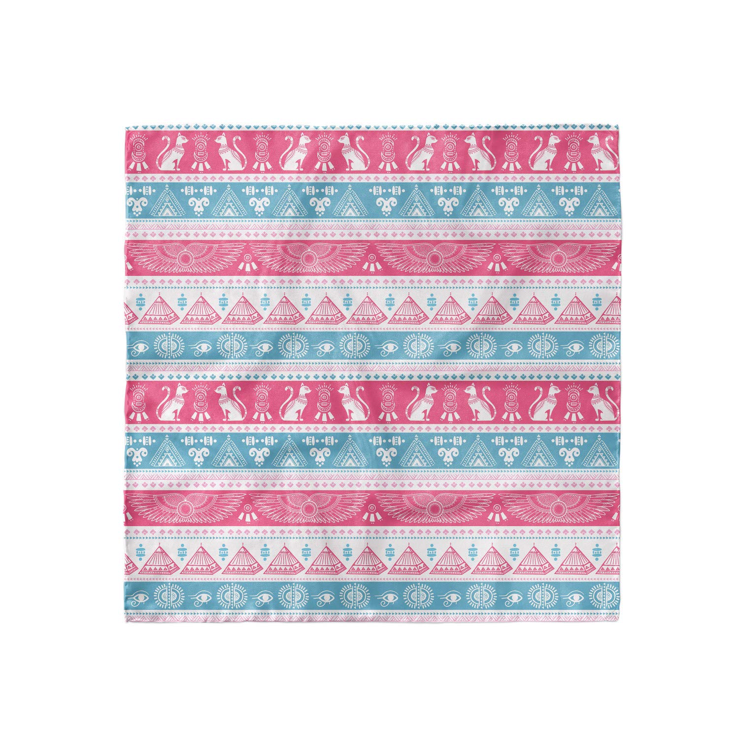 Ambesonne Tribal Hair Scarf - Egyptian Style Head Wrap for Women, Boho Fashion Accessory, Perfect for Yoga, Beach, and Everyday Wear