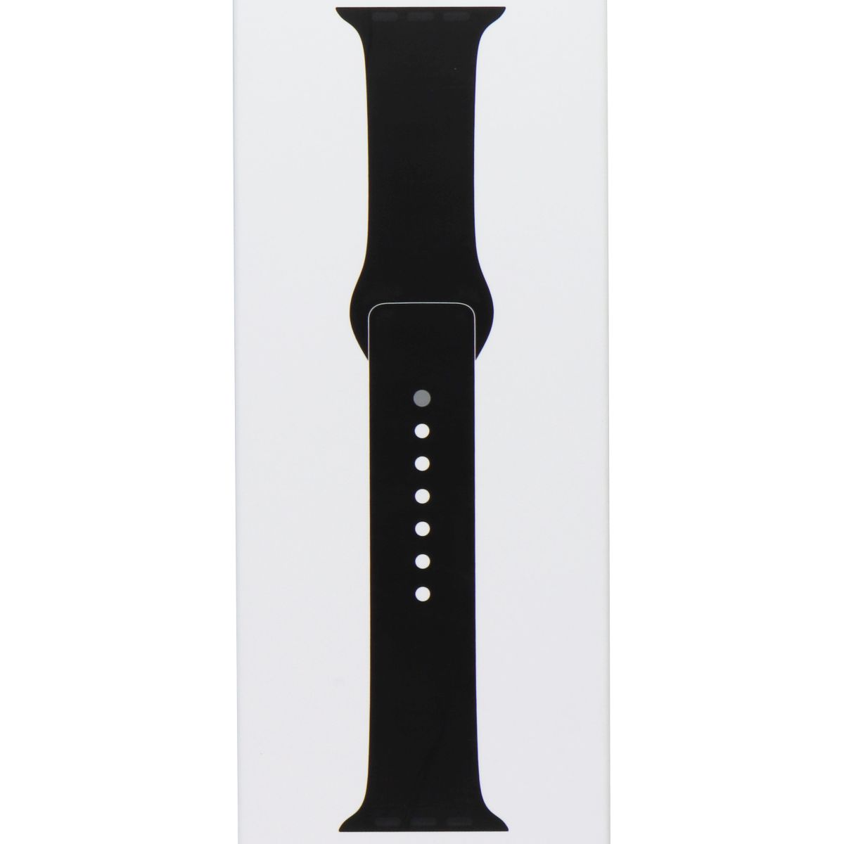 Apple Watch 42mm Sport Band - Compatible with 45mm/44mm/42mm Models - Black - Full Set - Perfect for Fitness, Workouts & Everyday Wear