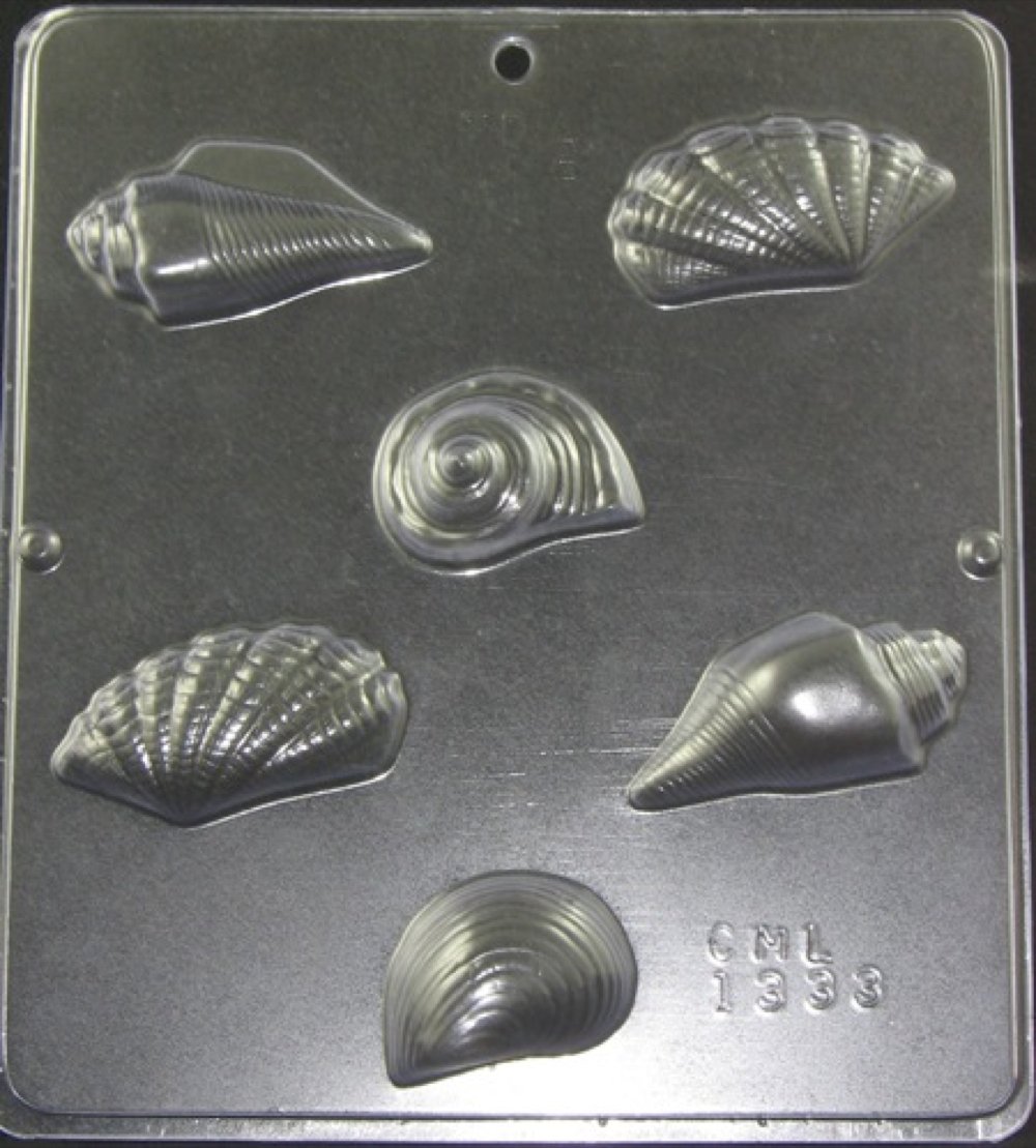 Premium Sea Shell & Snail Shell Chocolate Candy Mold 1333 - Perfect for DIY Candy Making, Cake Decorating, and Party Favors
