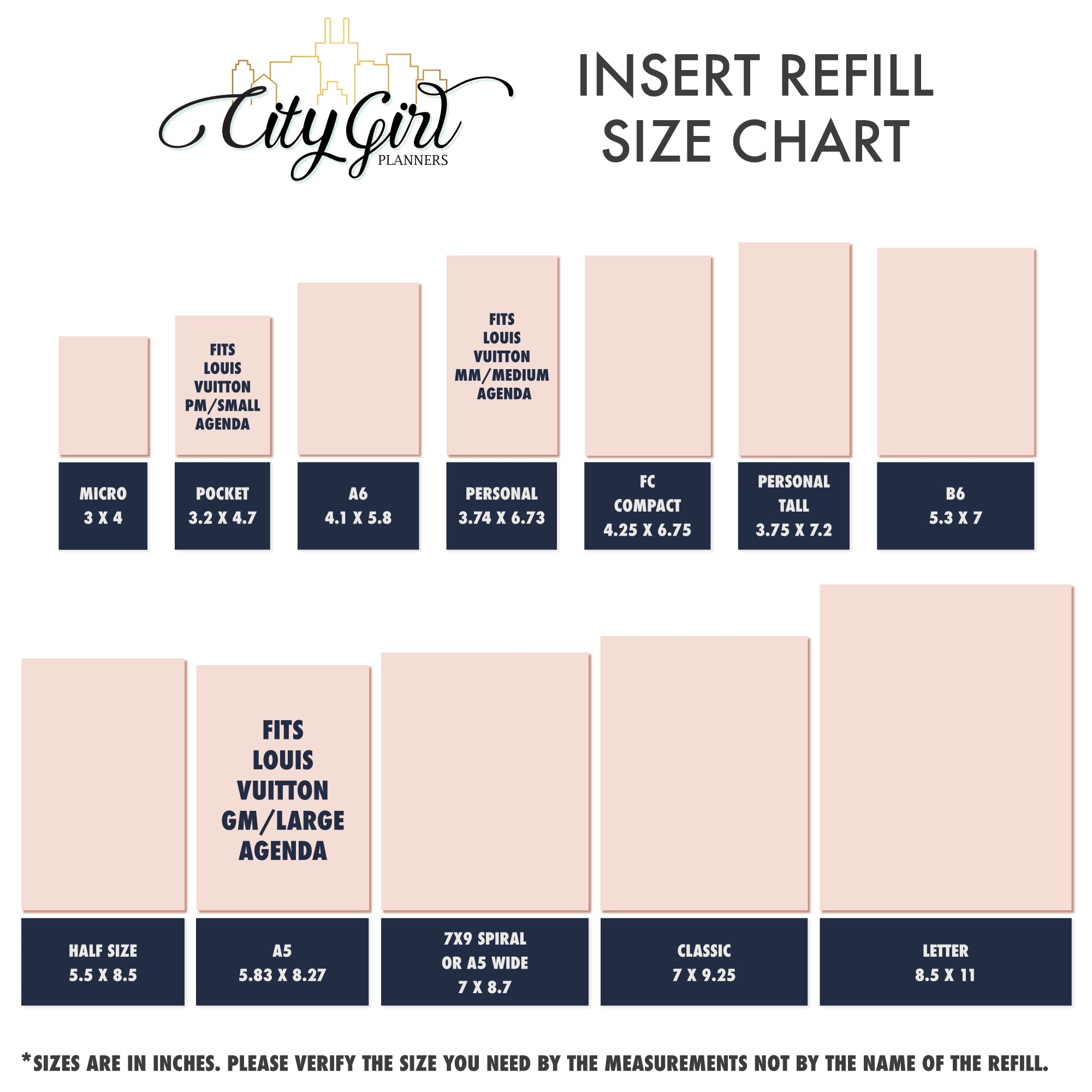 2025 Monthly Planner Refill - January to December Pocket Calendar, 3.2