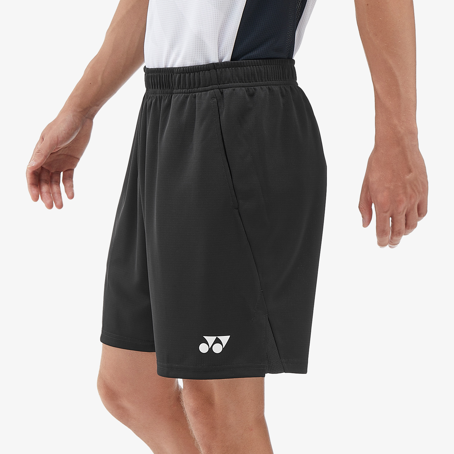 Yonex Men's Knitted Half Pants 15170 - Breathable Athletic Shorts for Tennis & Badminton (Black) | Perfect for Sports Training & Casual Wear