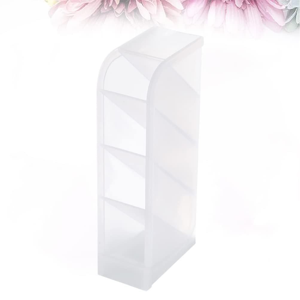 Zerodeko Clear Makeup Brush Organizer - Desktop Cosmetic Storage Box with Socks, Multifunctional Organizer for Brushes, Cosmetics & Stationery - Perfect for Vanity, Travel & Home Decor